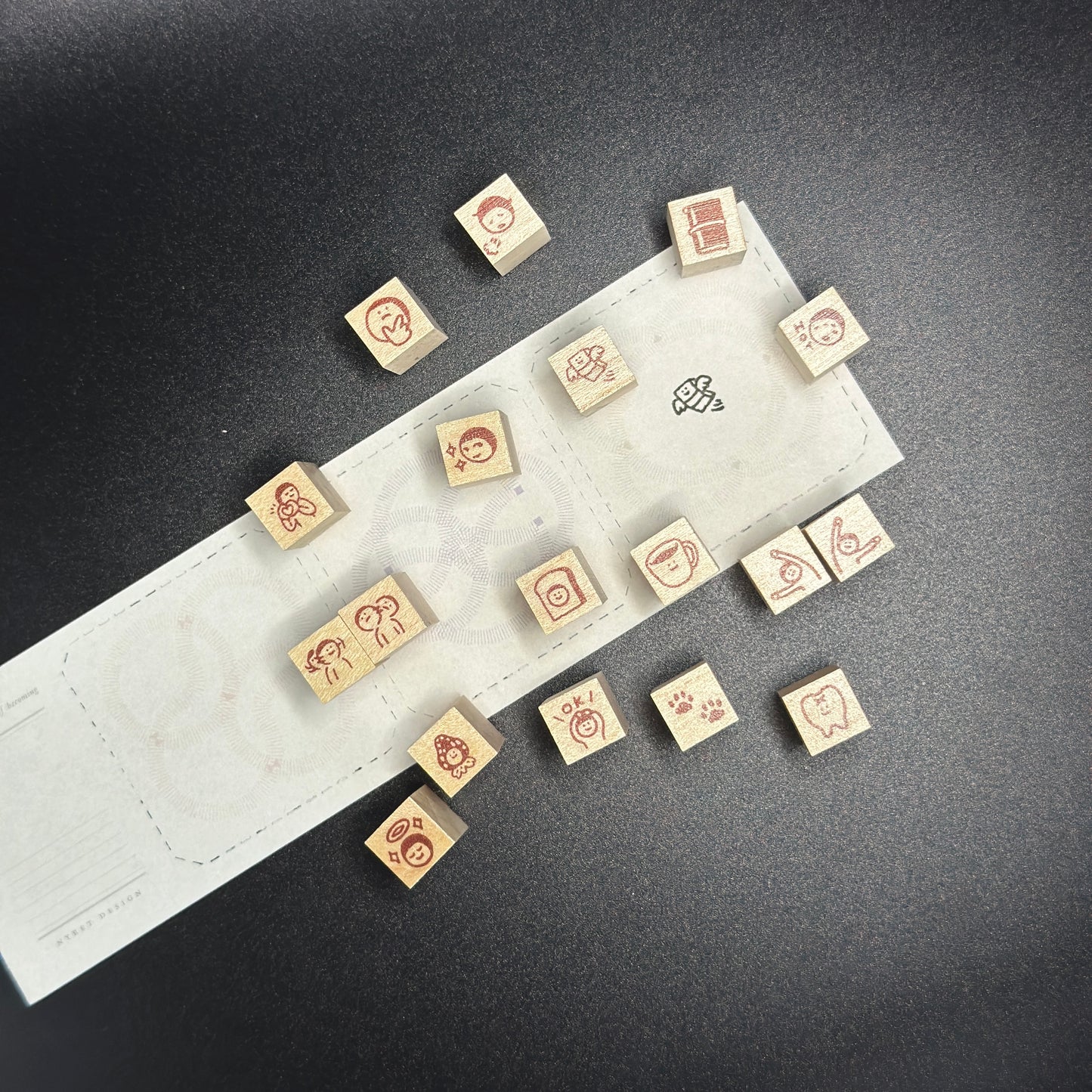 Littlelu Mini Rubber Stamps (1x1cm)