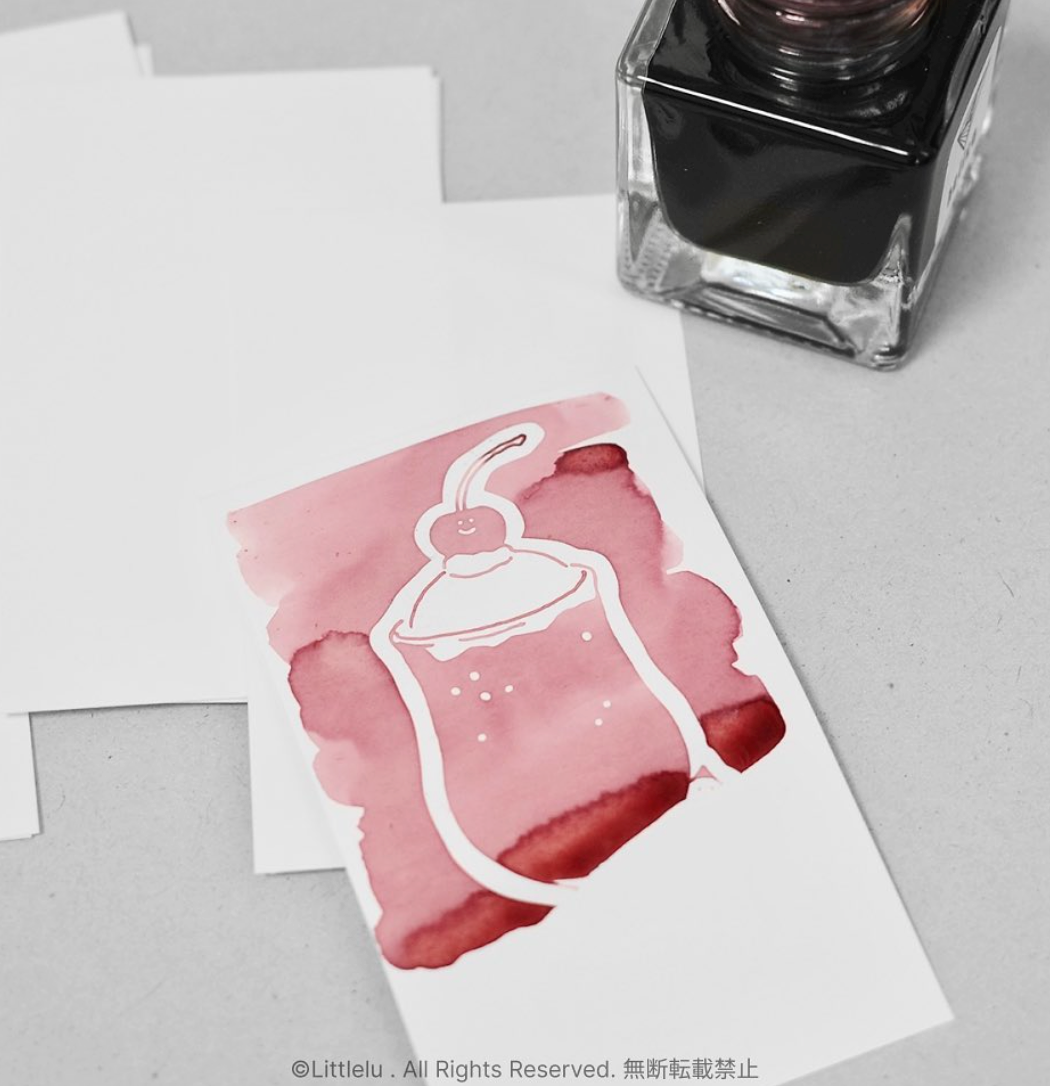 Littlelu Ink Color Swatch Card Set - Creme Soda