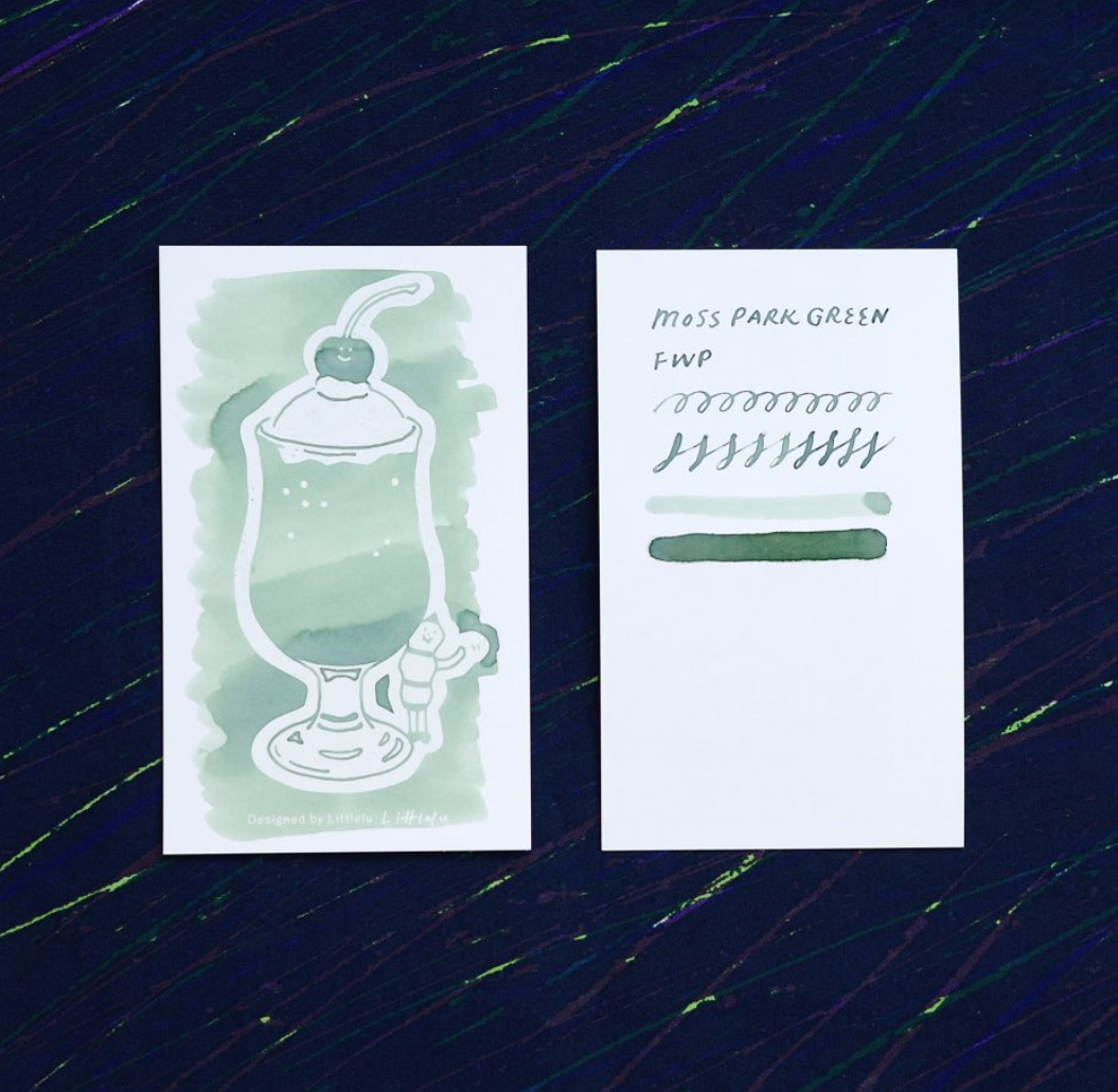 Littlelu Ink Color Swatch Card Set - Creme Soda