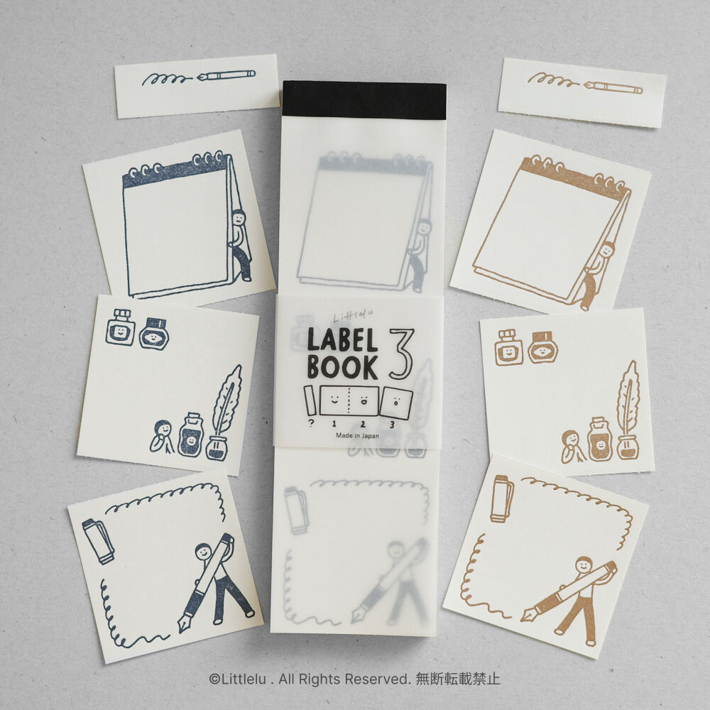 Littlelu x OEDA letterpress Label Book