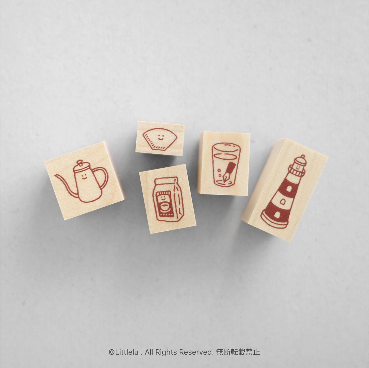 Littlelu Lifestyle Rubber Stamps