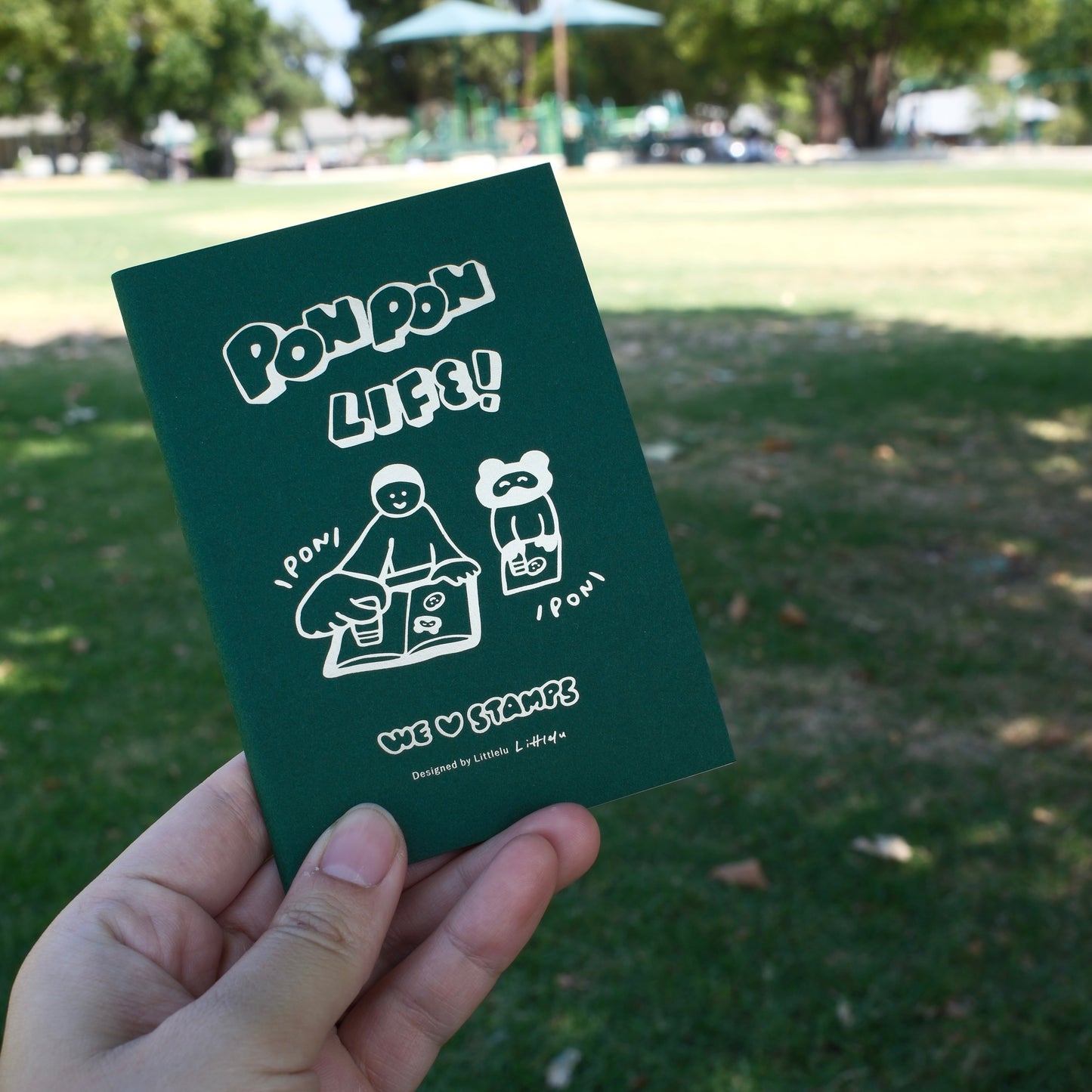 Littlelu Pon Pon Life Slim Notebook, 2 sizes, Pen Show Exclusive