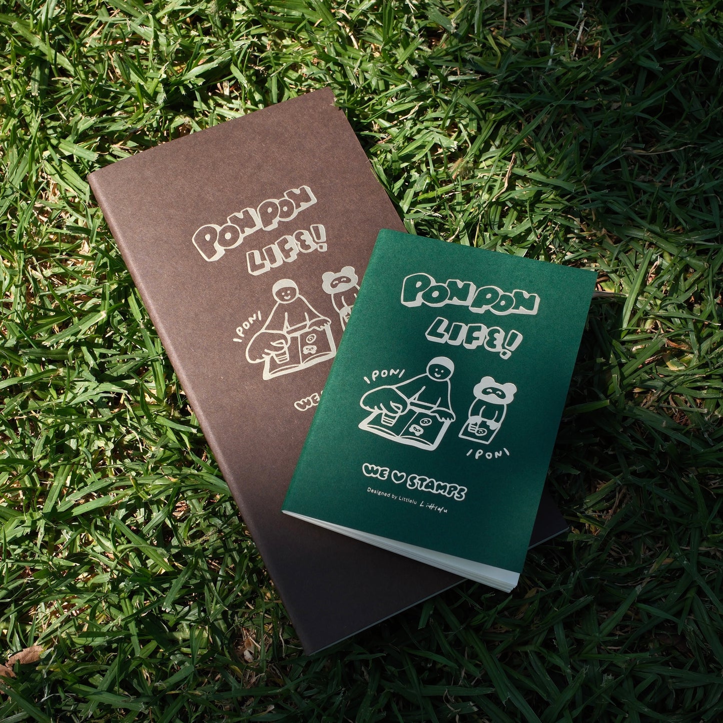 Littlelu Pon Pon Life Slim Notebook, 2 sizes, Pen Show Exclusive