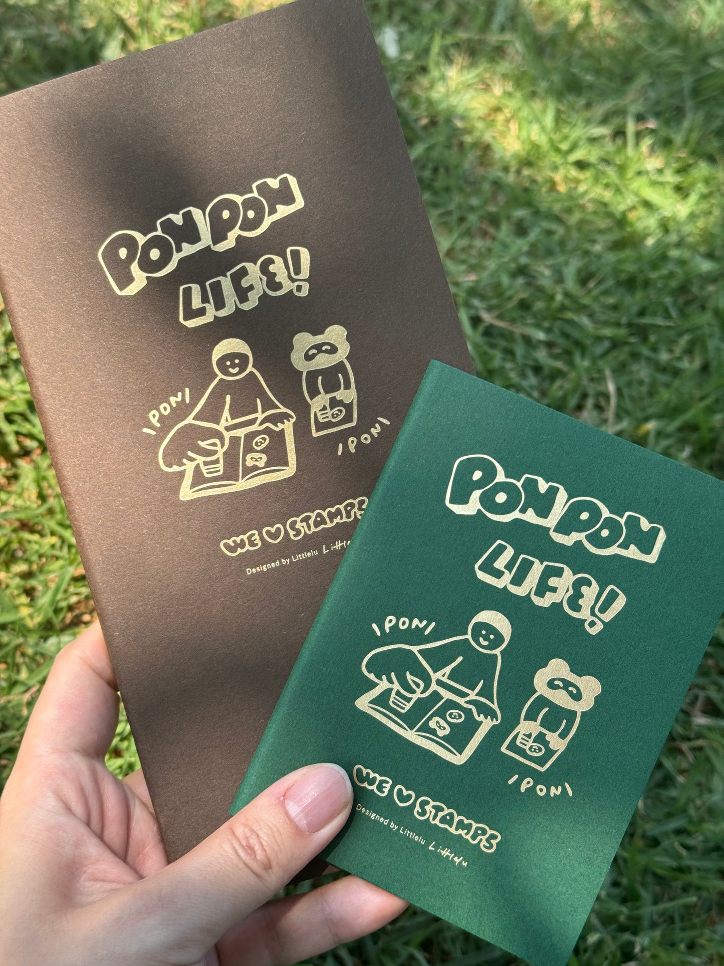 Littlelu Pon Pon Life Slim Notebook, 2 sizes, Pen Show Exclusive