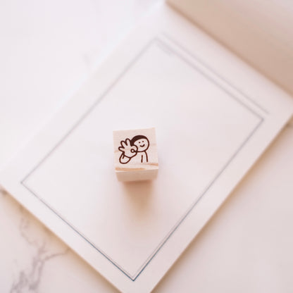 Littlelu Rubber Stamp - Spring Release - 1.5x1.5cm