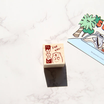 Littlelu Rubber Stamp - Summer Release - 2.5x2.5cm