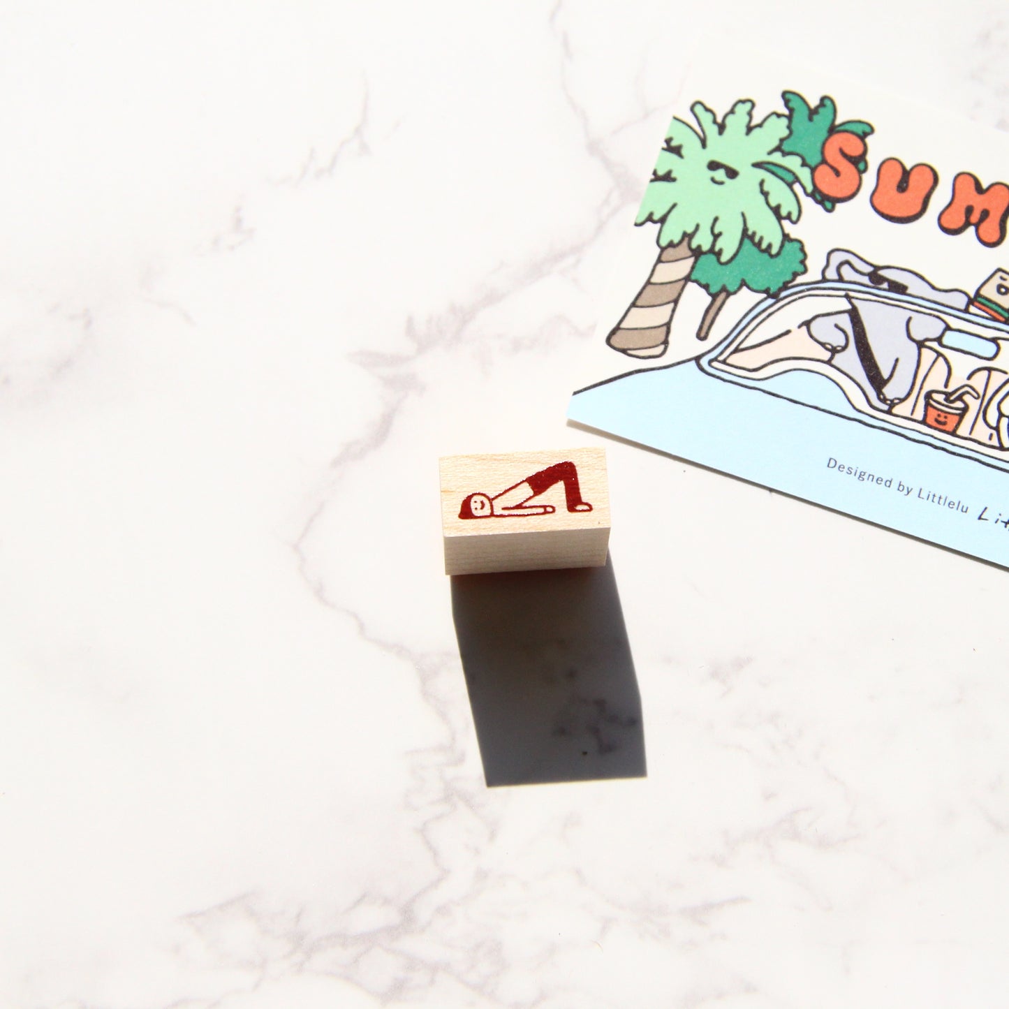 Littlelu Rubber Stamp - Summer Release - Lifestyles