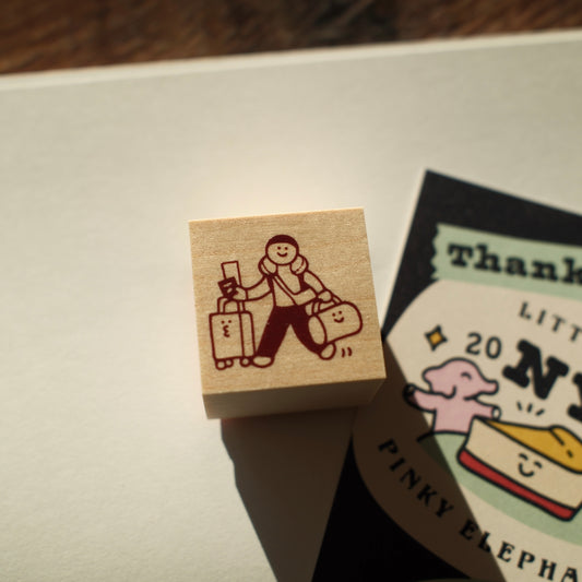 Littlelu Rubber Stamp - 2026 Summer - Bon Voyage!