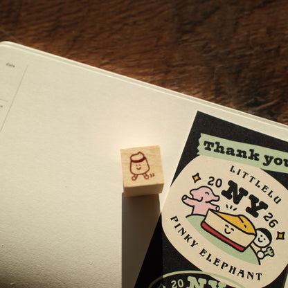Littlelu Rubber Stamp - 2026 Summer - 1.5x1.5cm