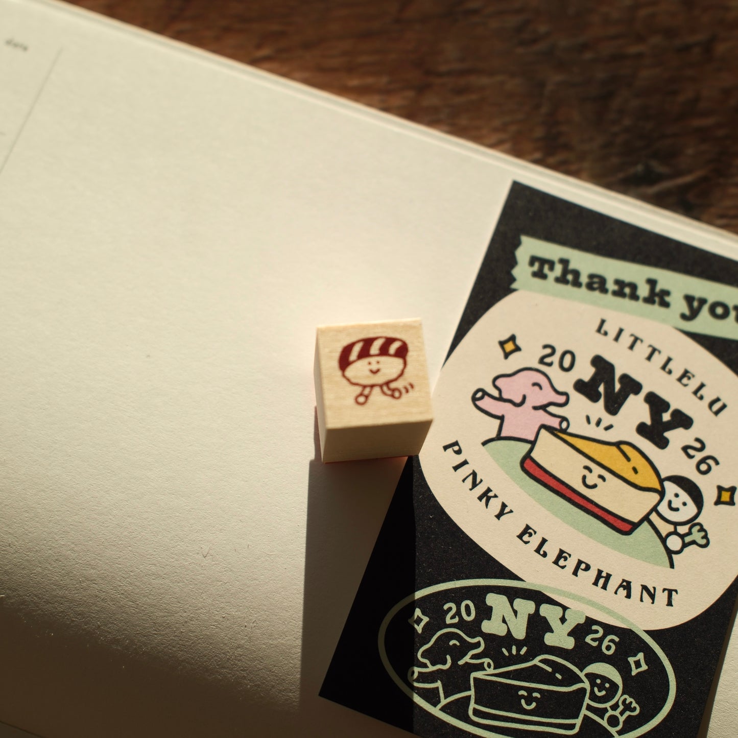 Littlelu Rubber Stamp - 2026 Summer - 1.5x1.5cm