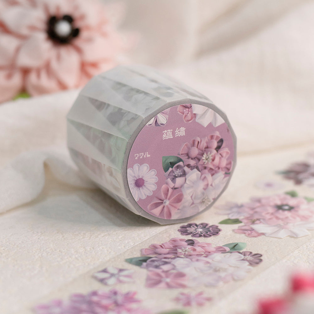 Loidesign Cloth Flowers Glossy PET Tape