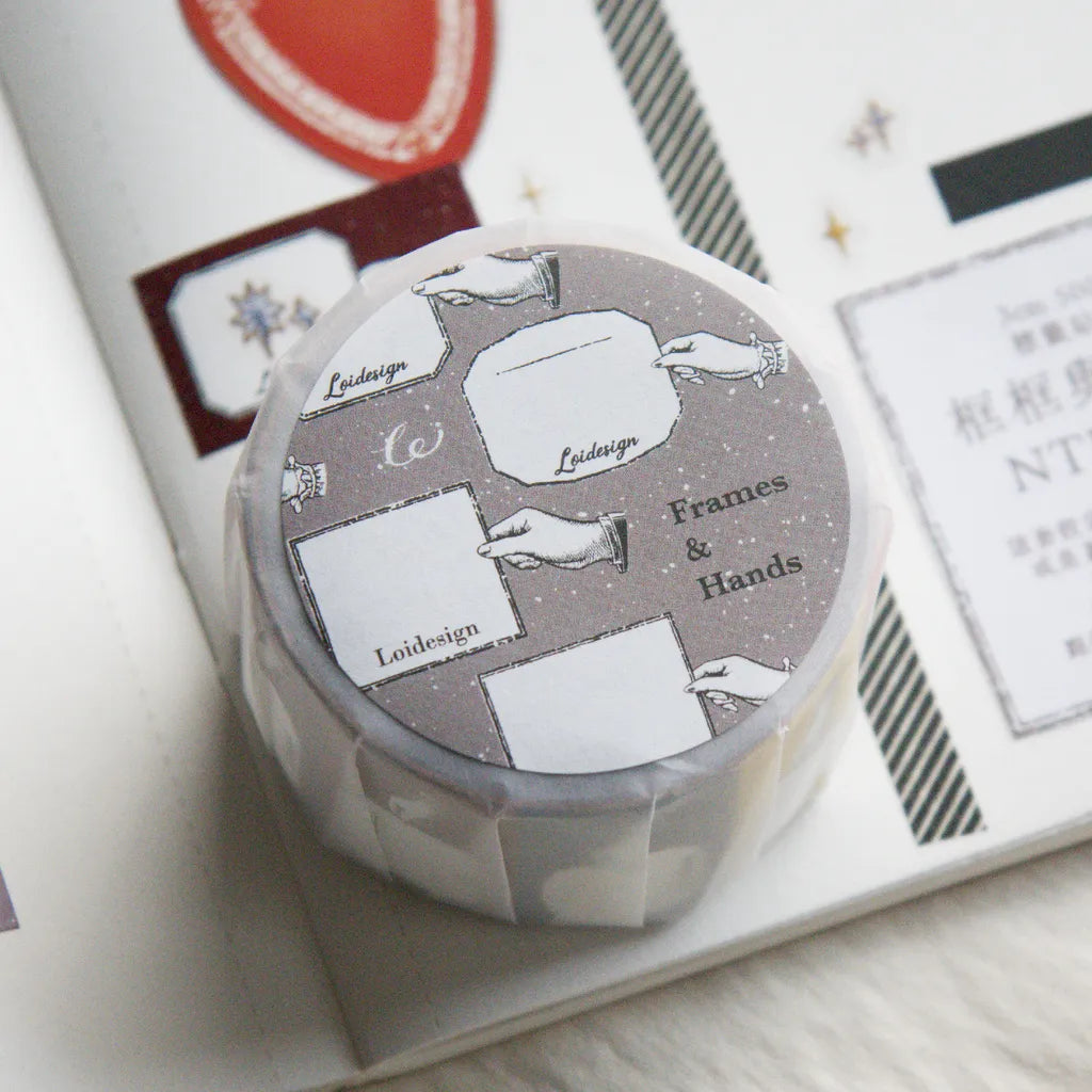 Loidesign Label Sticker - Frame & Hands