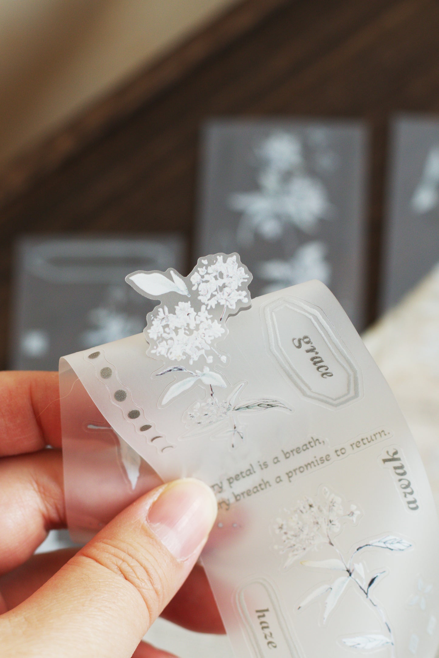 Loidesign Bridal Wreath Kiss-Cut PET Tape