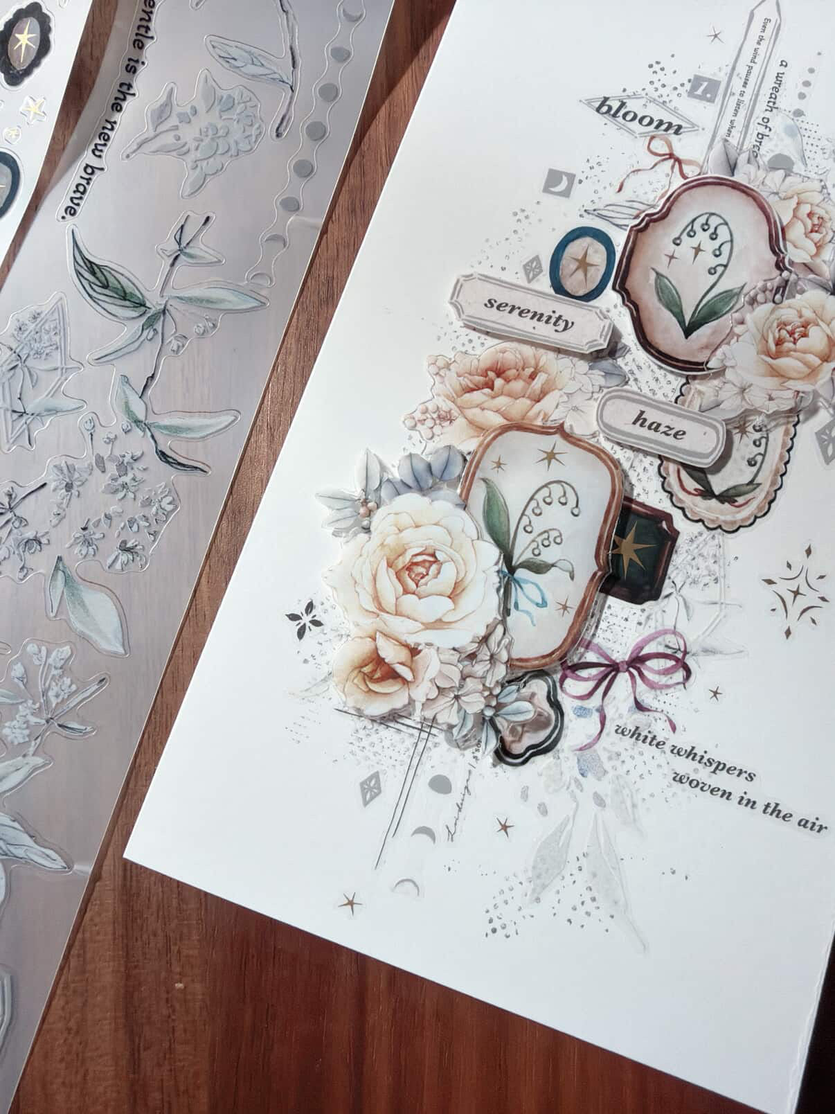 Loidesign Gilded Kiss-Cut PET Tape - Collecting Lily of the Valley