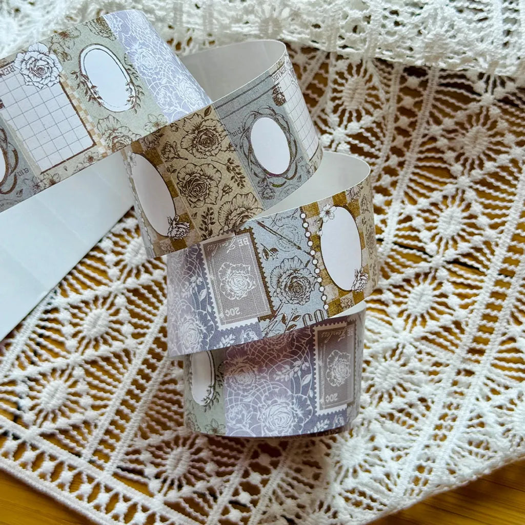 Loidesign x Journal Pages Label Sticker - Roses in the Dusk