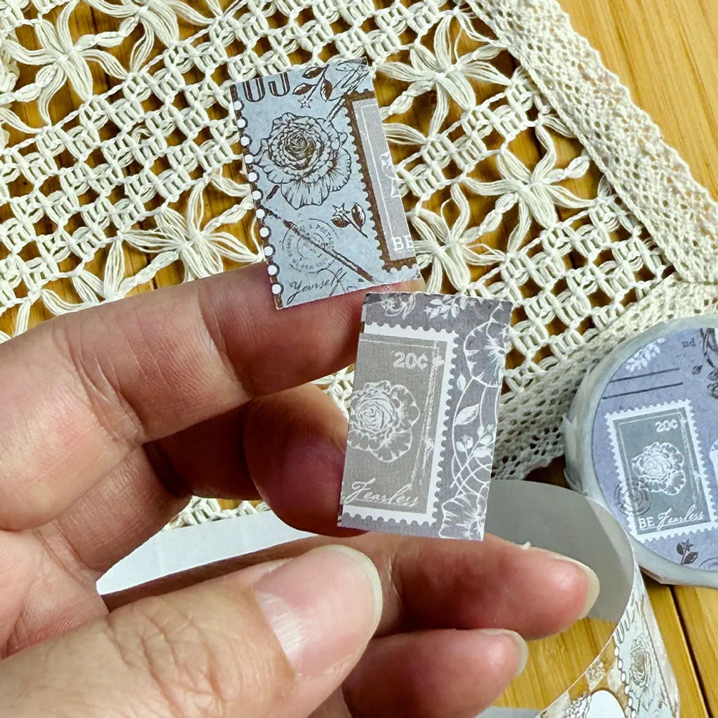 Loidesign x Journal Pages Label Sticker - Roses in the Dusk