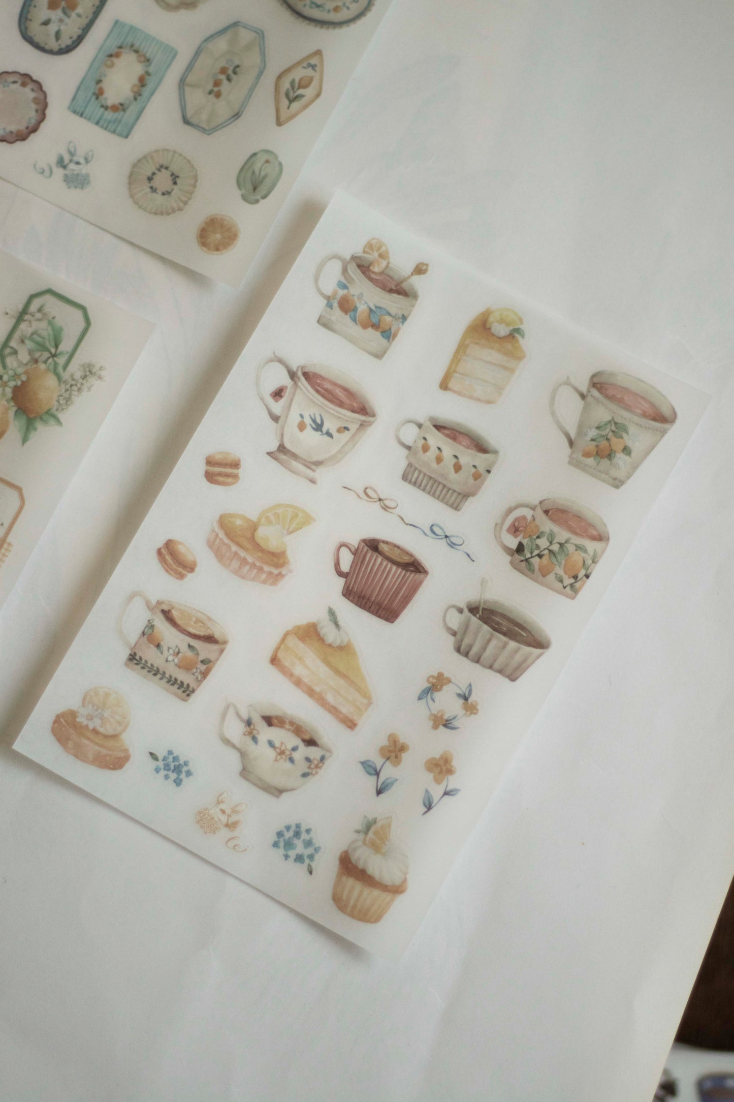 Loidesign Print-On Sticker Set - Lemon Afternoon Tea