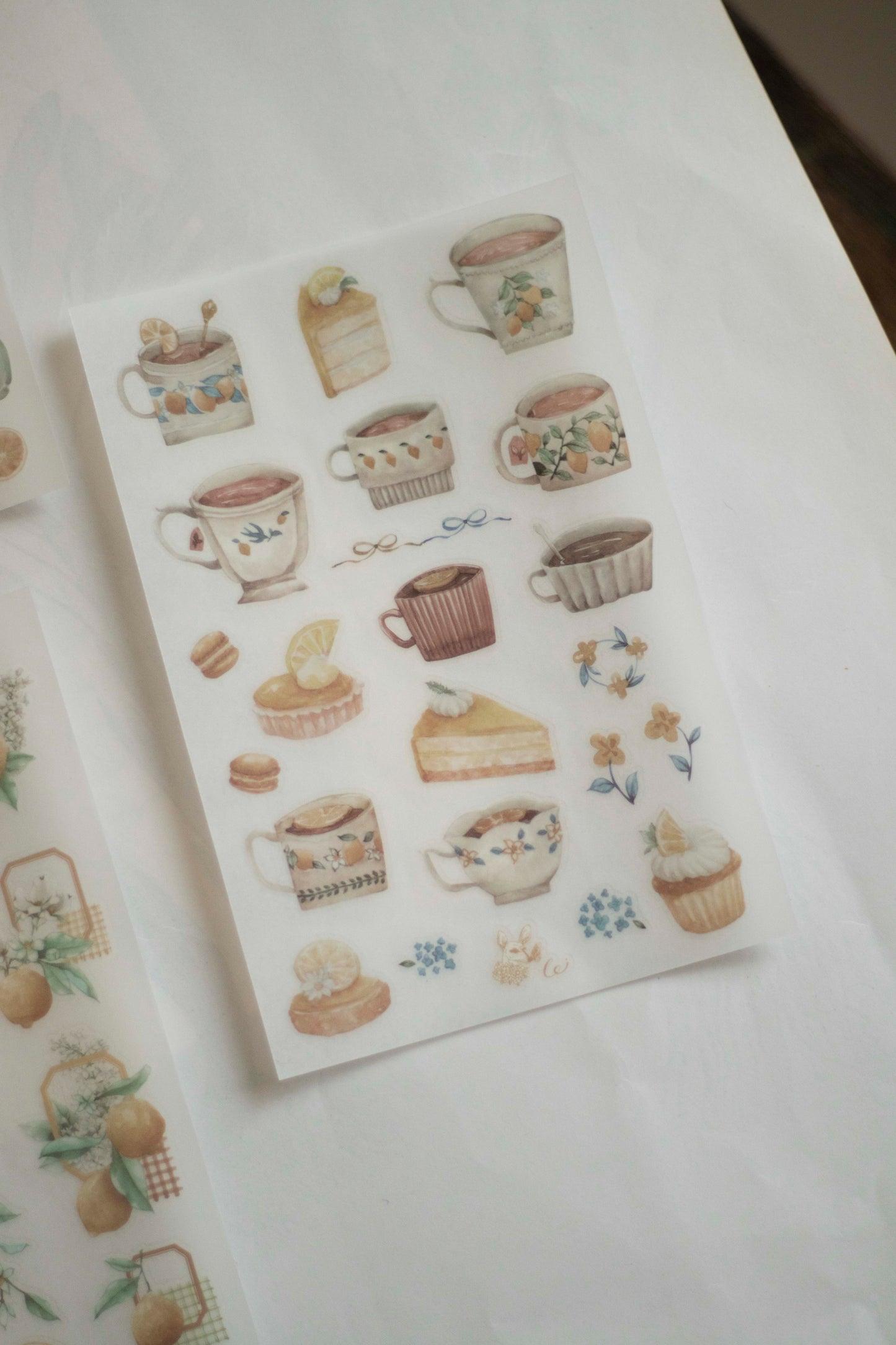 Loidesign Print-On Sticker Set - Lemon Afternoon Tea