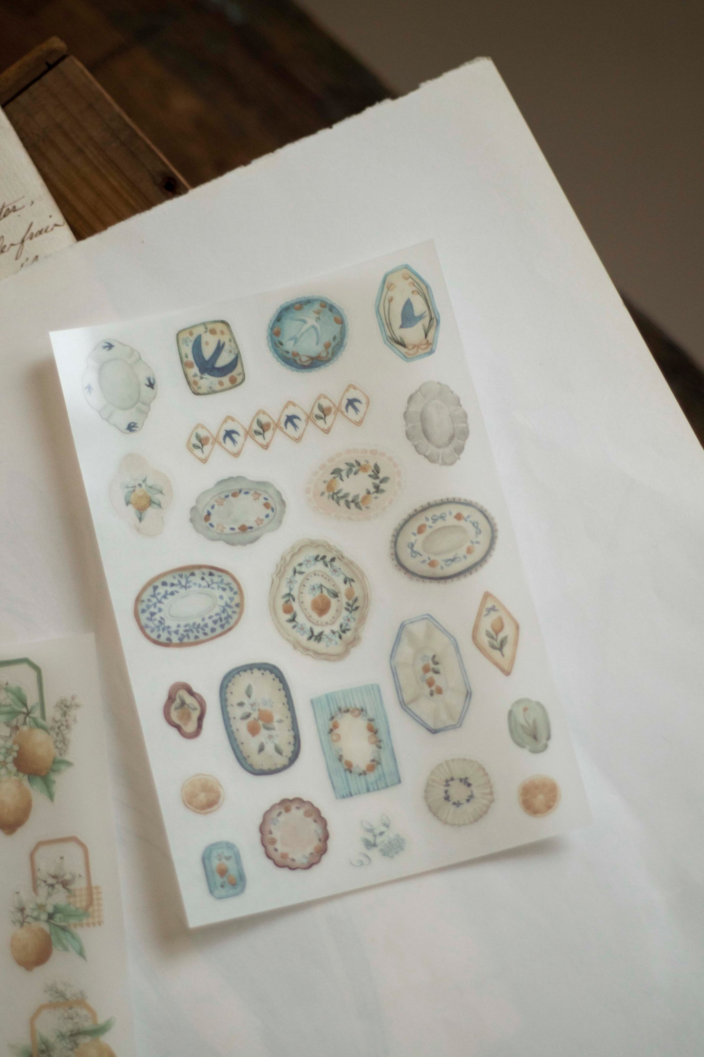 Loidesign Print-On Sticker Set - Lemon Afternoon Tea