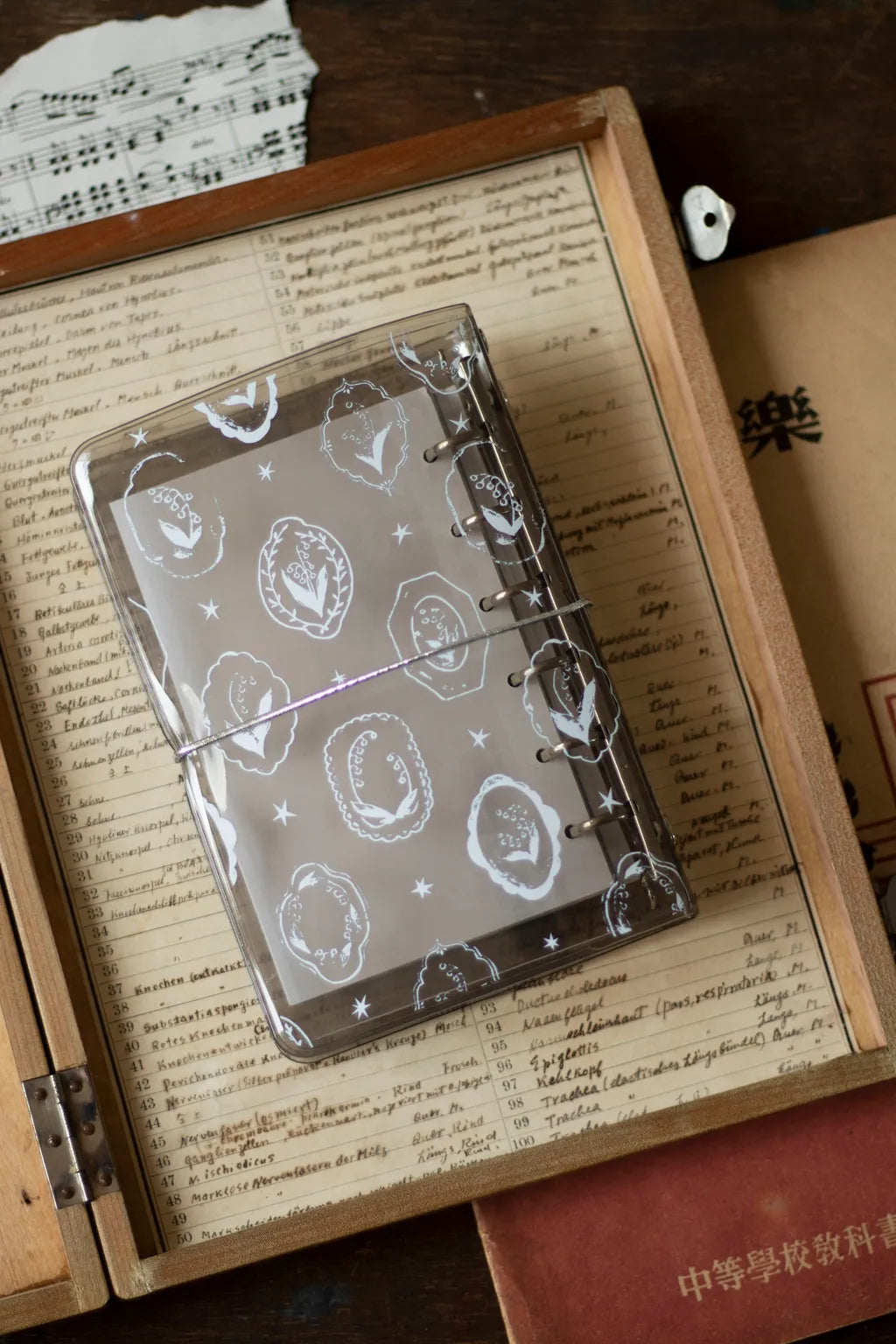 Loidesign Lily of the Valley Collection PVC M6 Binder, Cover Only
