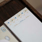 Loidesign Mini 6 Size Memo Paper - Lemon and Bird Tray