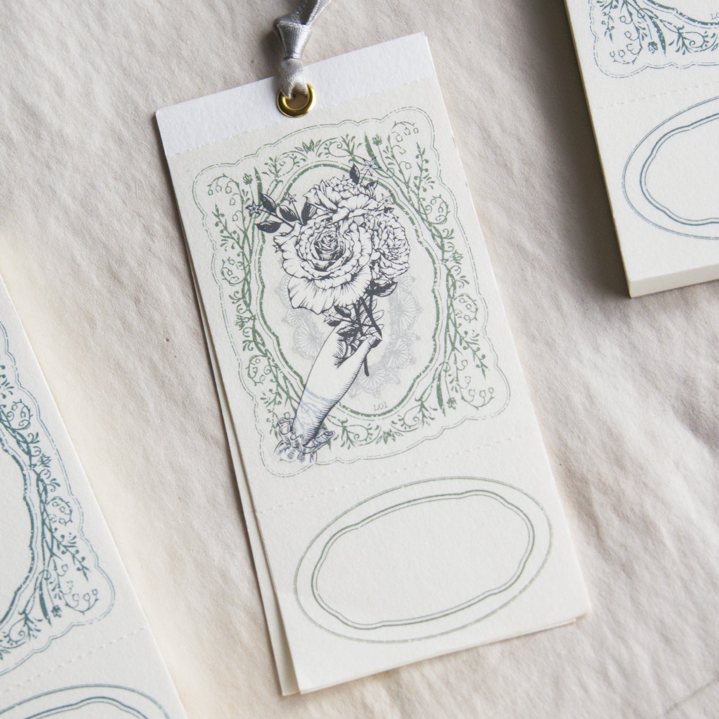 Loidesign Spring Frame Label Book - Green