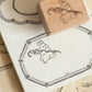 Loidesign x Pei Pei Collab Rubber Stamp - Bunny Holding A Quill Pen
