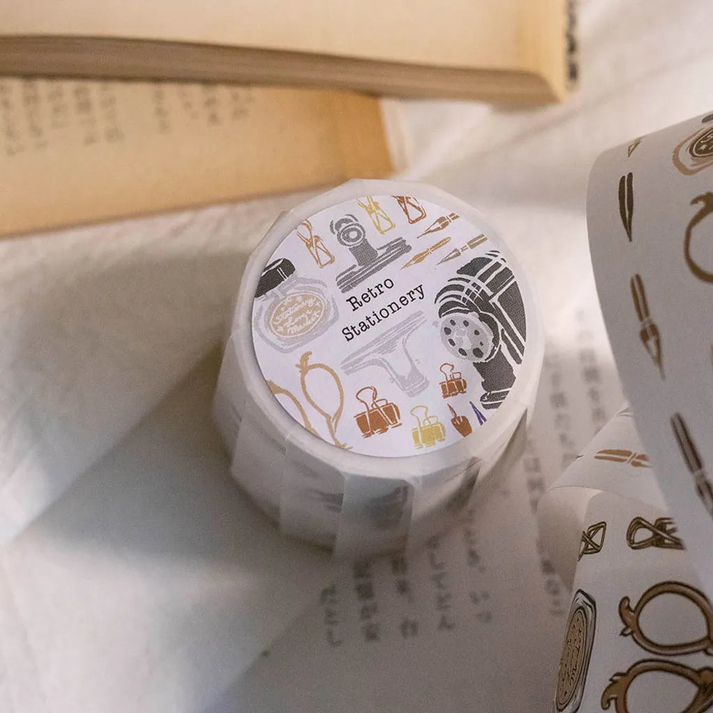 Loidesign x Stationery Market Kiss-cut Paper Tape - Retro Stationery