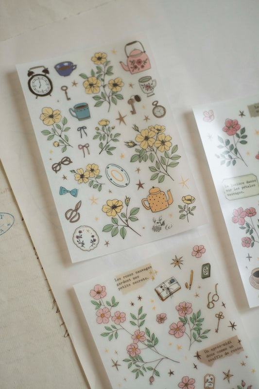 Loidesign Print-On Sticker Set - Rose Garden