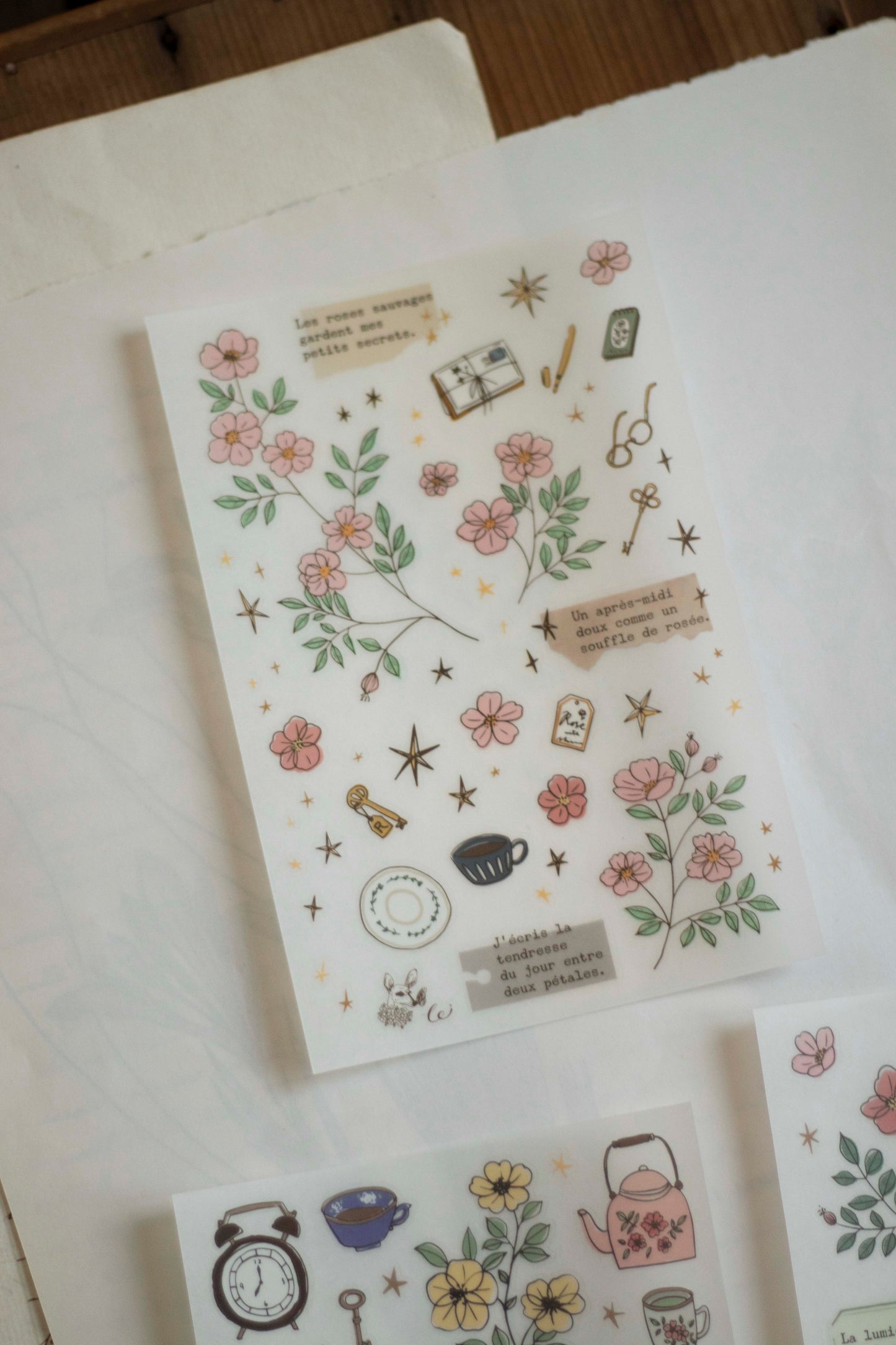 Loidesign Print-On Sticker Set - Rose Garden