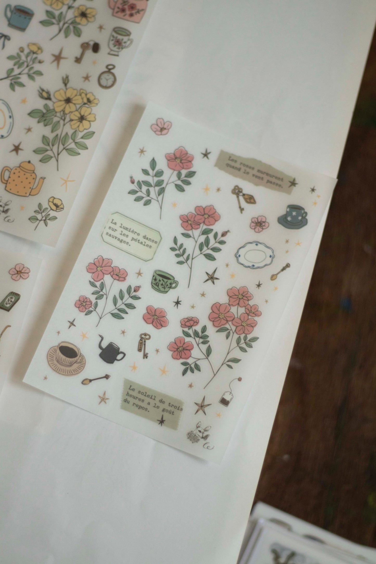 Loidesign Print-On Sticker Set - Rose Garden