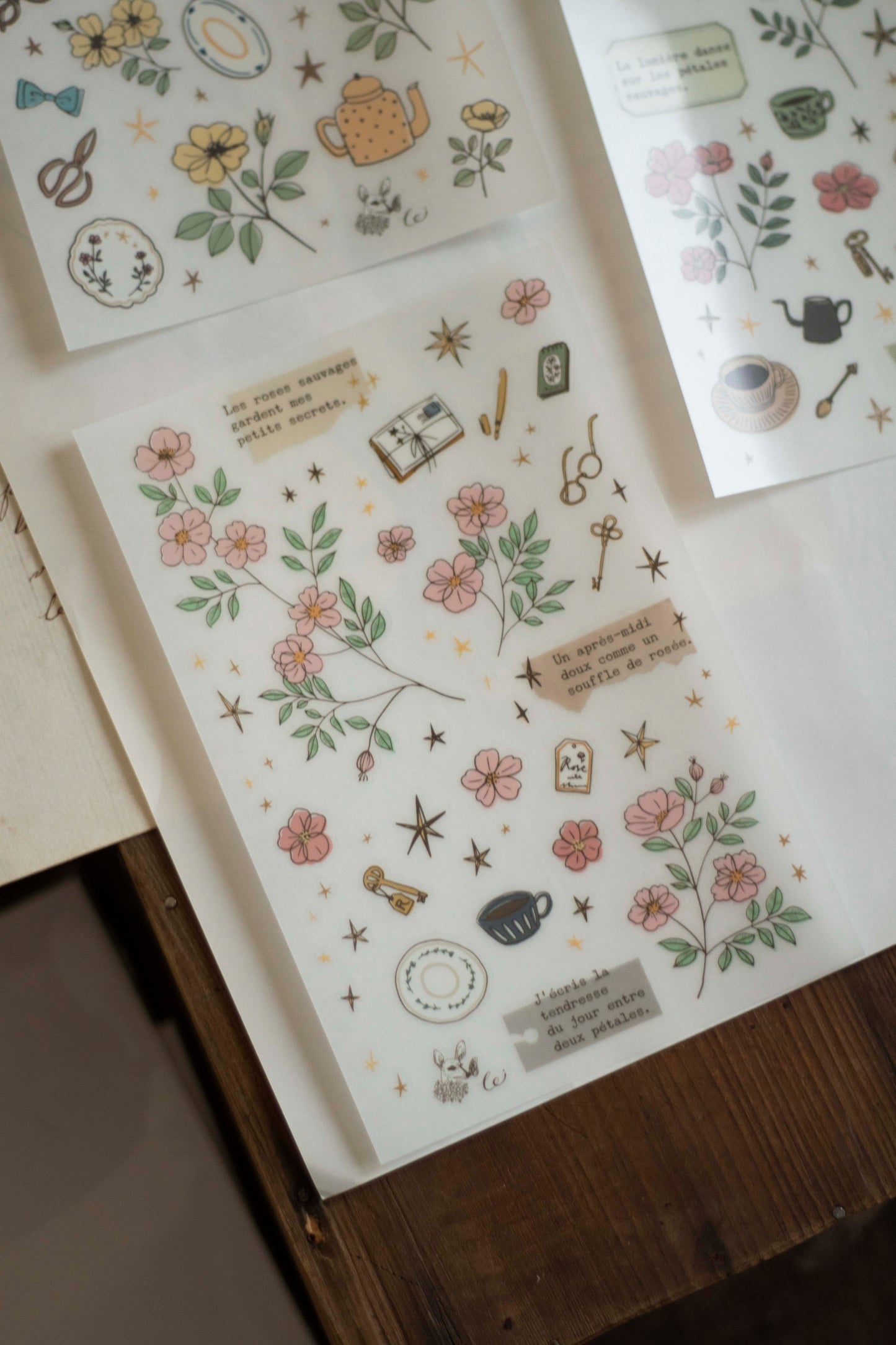 Loidesign Print-On Sticker Set - Rose Garden