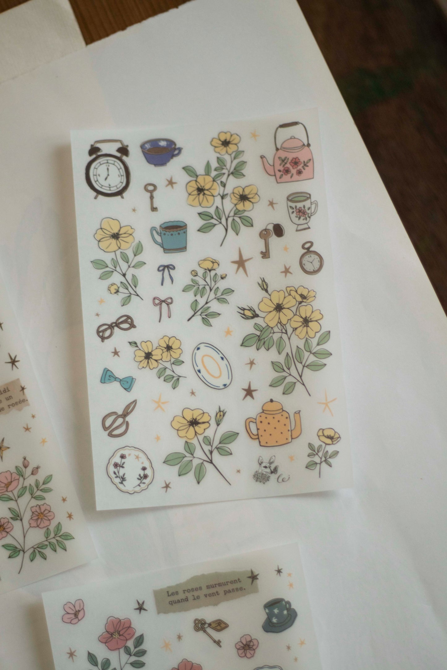 Loidesign Print-On Sticker Set - Rose Garden
