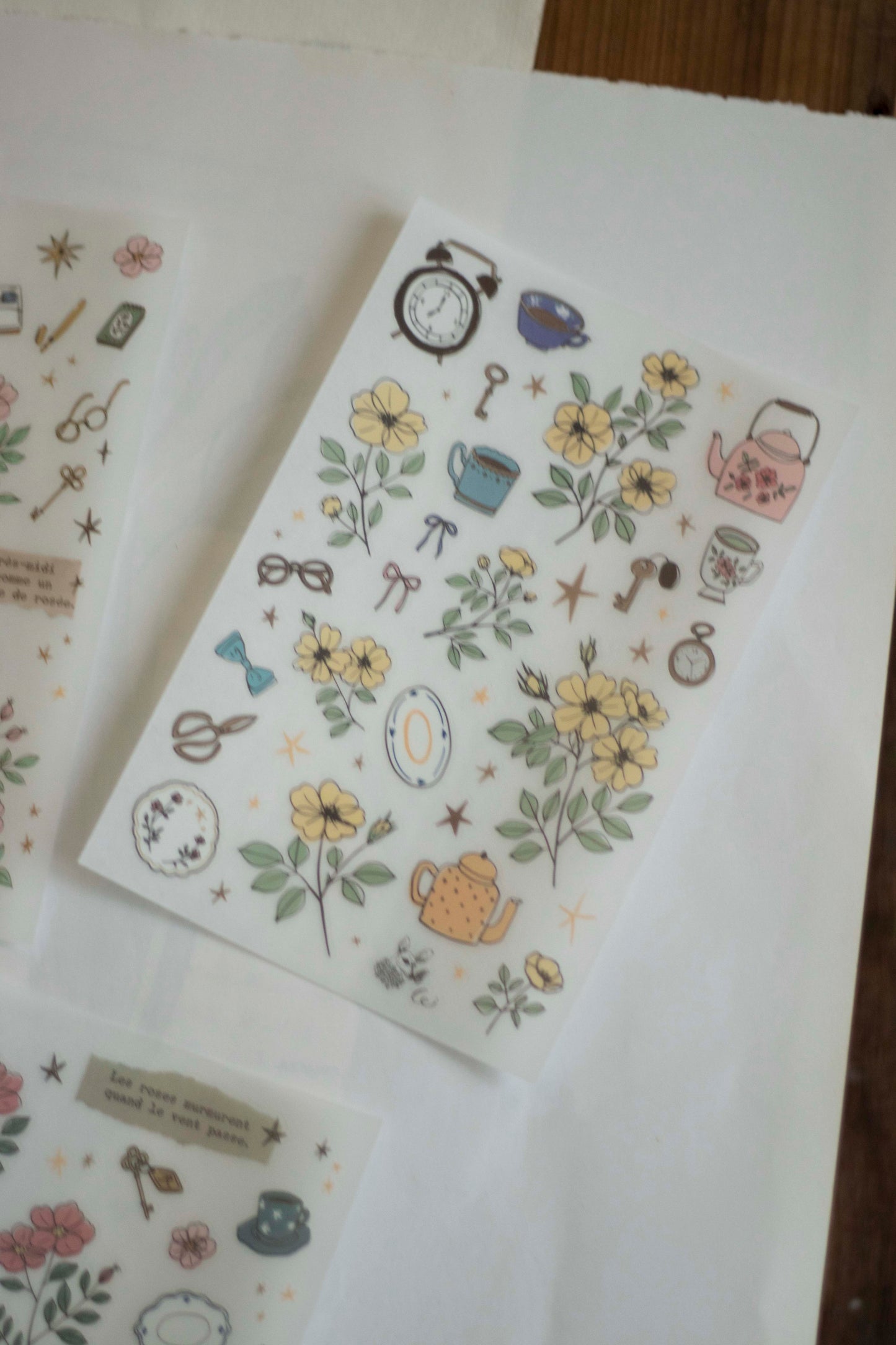 Loidesign Print-On Sticker Set - Rose Garden