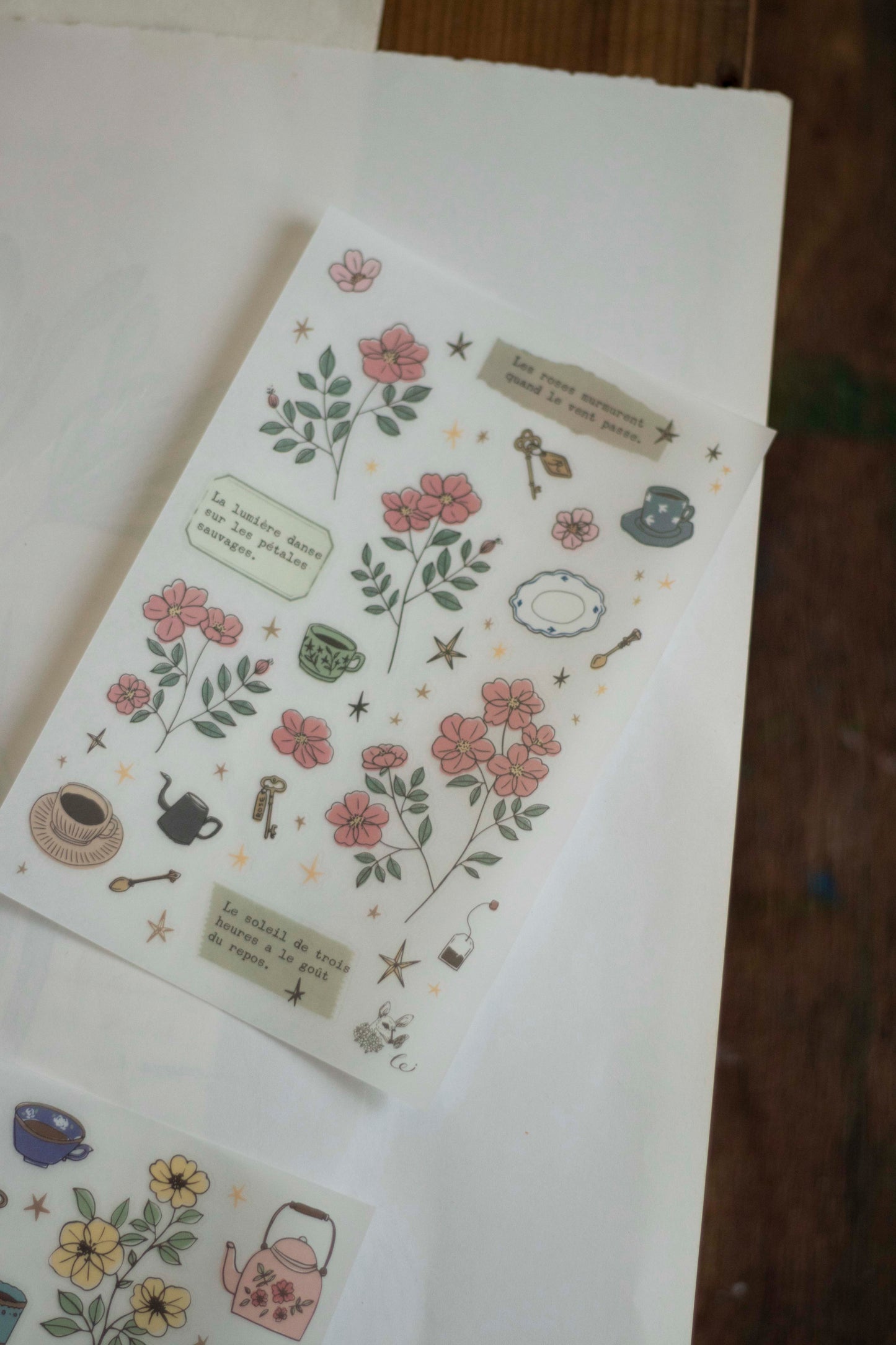 Loidesign Print-On Sticker Set - Rose Garden