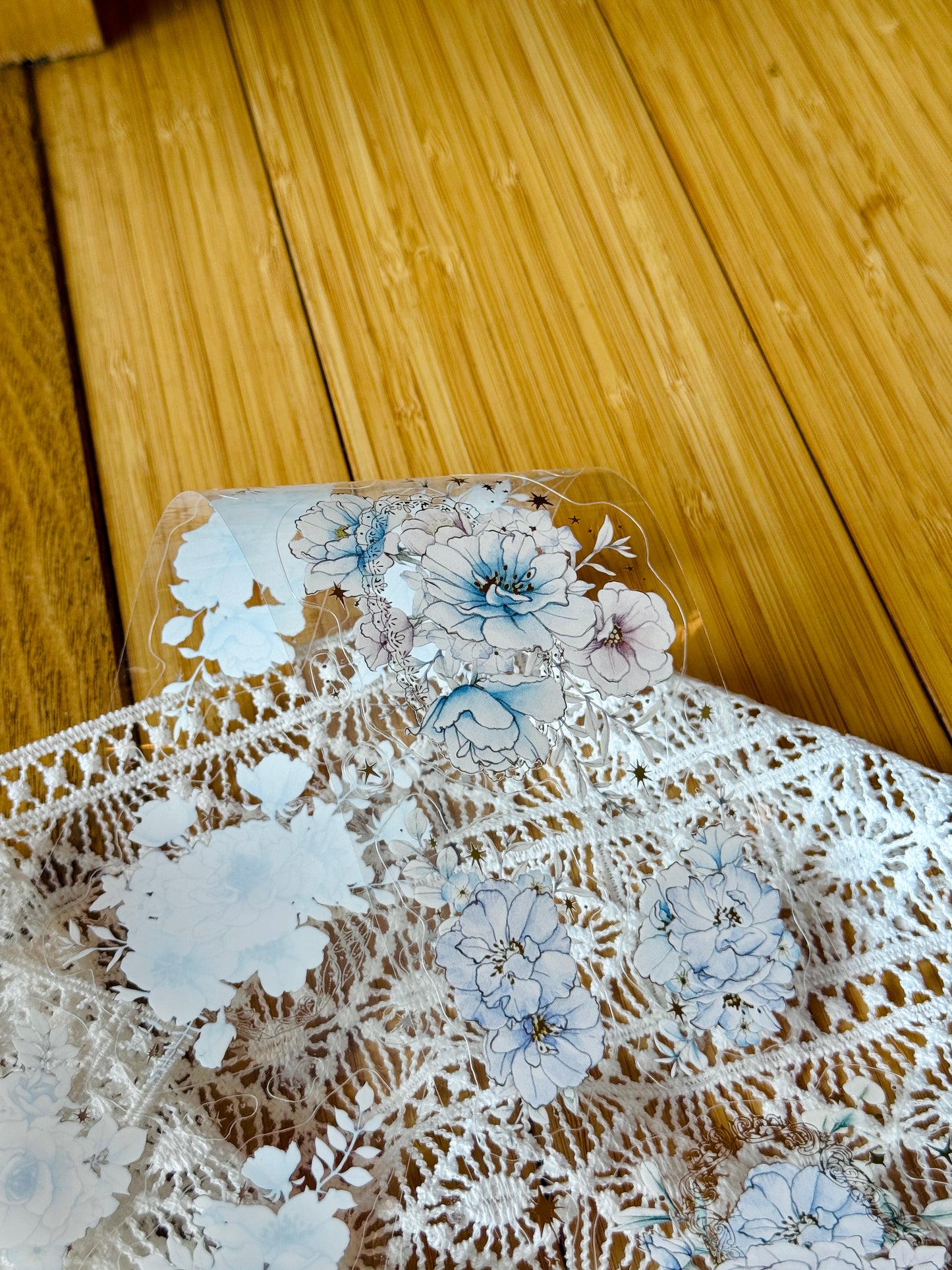 Loidesign Rose in the Morning Light Gold Foil Kiss-Cut PET Tape