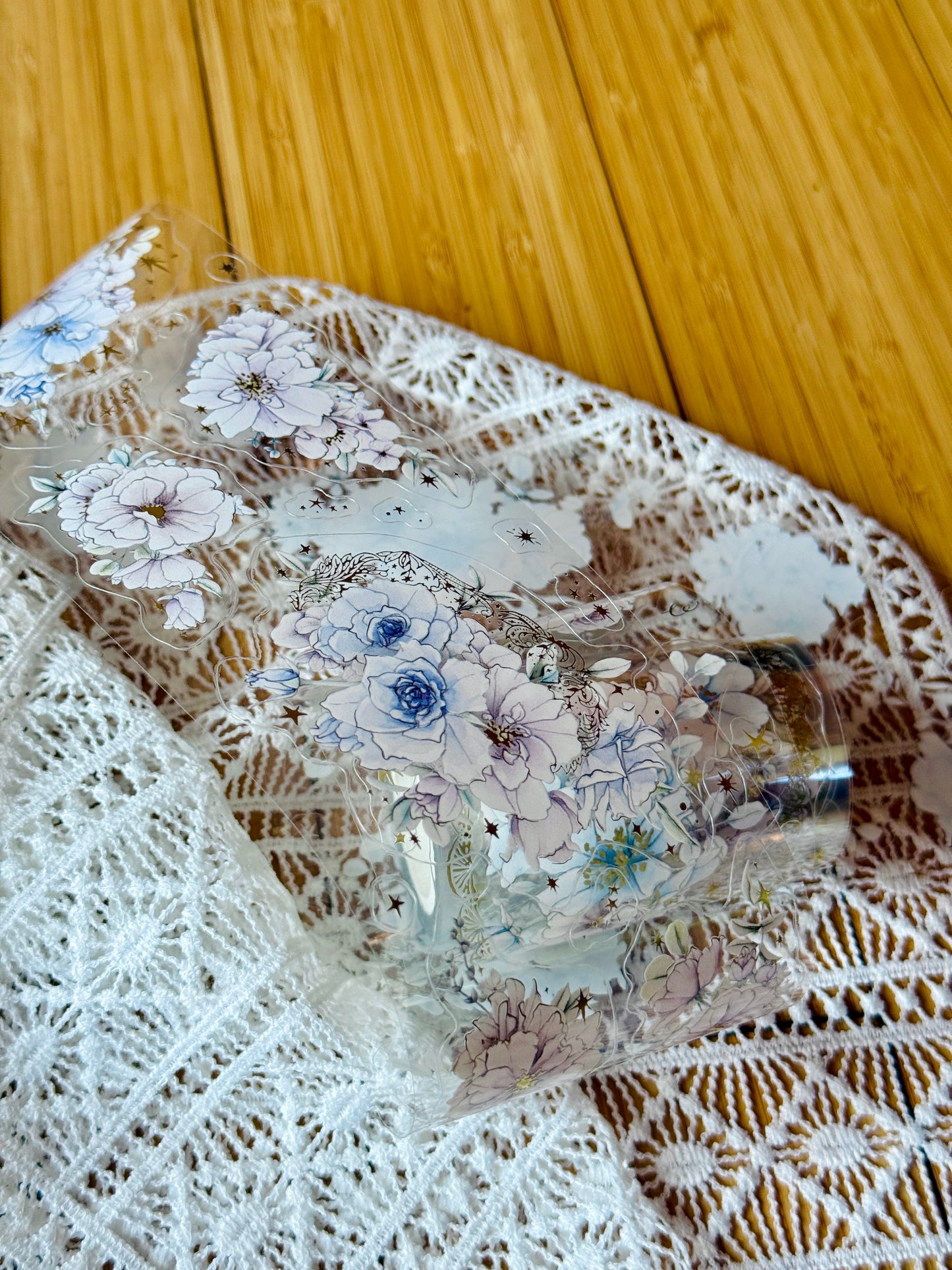 Loidesign Rose in the Morning Light Gold Foil Kiss-Cut PET Tape