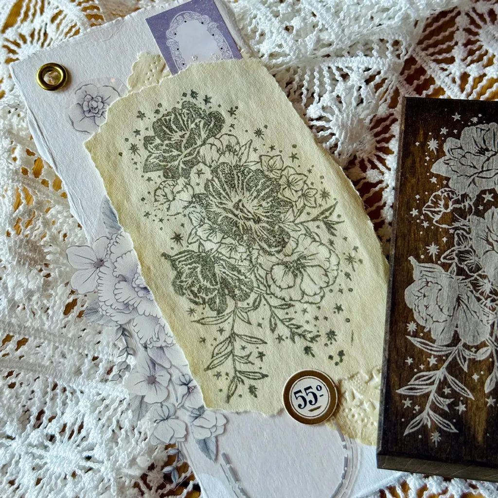 Loidesign Rubber Stamp - Morning Light and Flowers