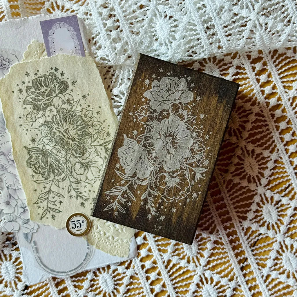 Loidesign Rubber Stamp - Morning Light and Flowers