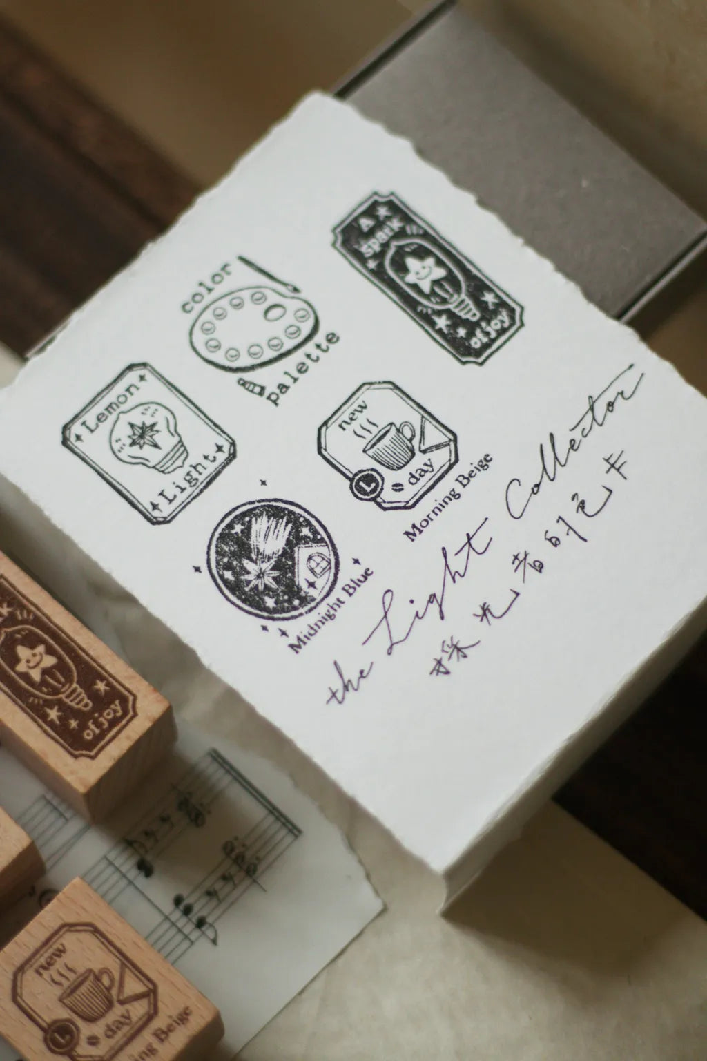 Loidesign Rubber Stamp - The Light Collector, 5 designs
