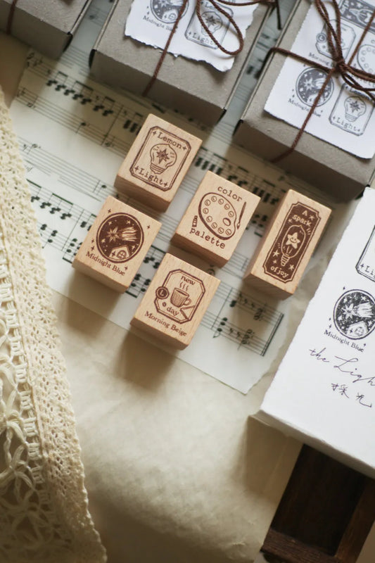 Loidesign Rubber Stamp - The Light Collector, 5 designs