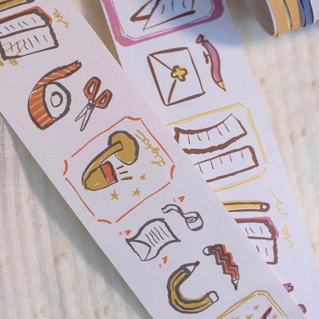 Loidesign x a kind of café Die-cut Style Tape - Stationery Gather