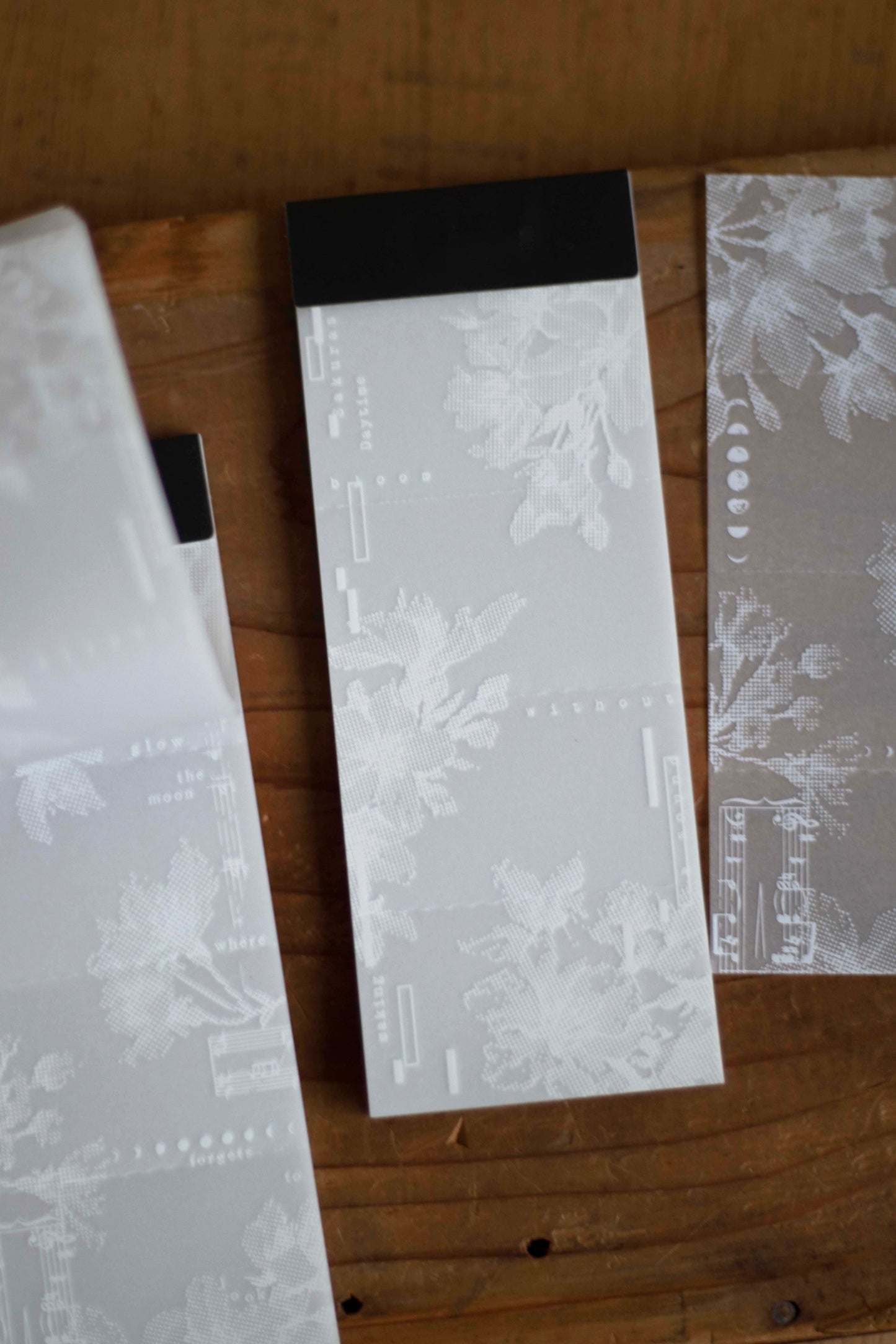 Loidesign Tracing Paper Memo Book - Blooming Order - Day and Night Sakura