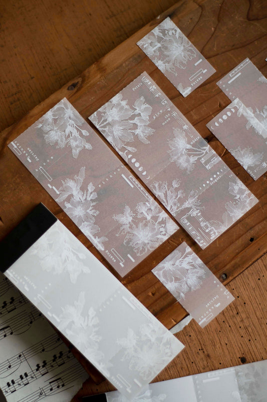 Loidesign Tracing Paper Memo Book - Blooming Order - Day and Night Sakura