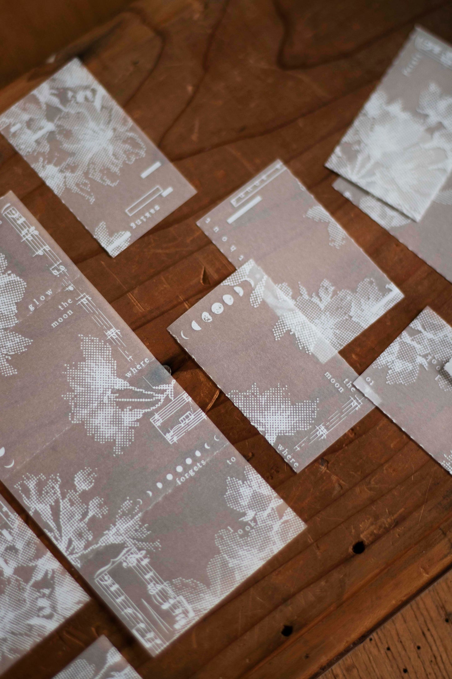 Loidesign Tracing Paper Memo Book - Blooming Order - Day and Night Sakura