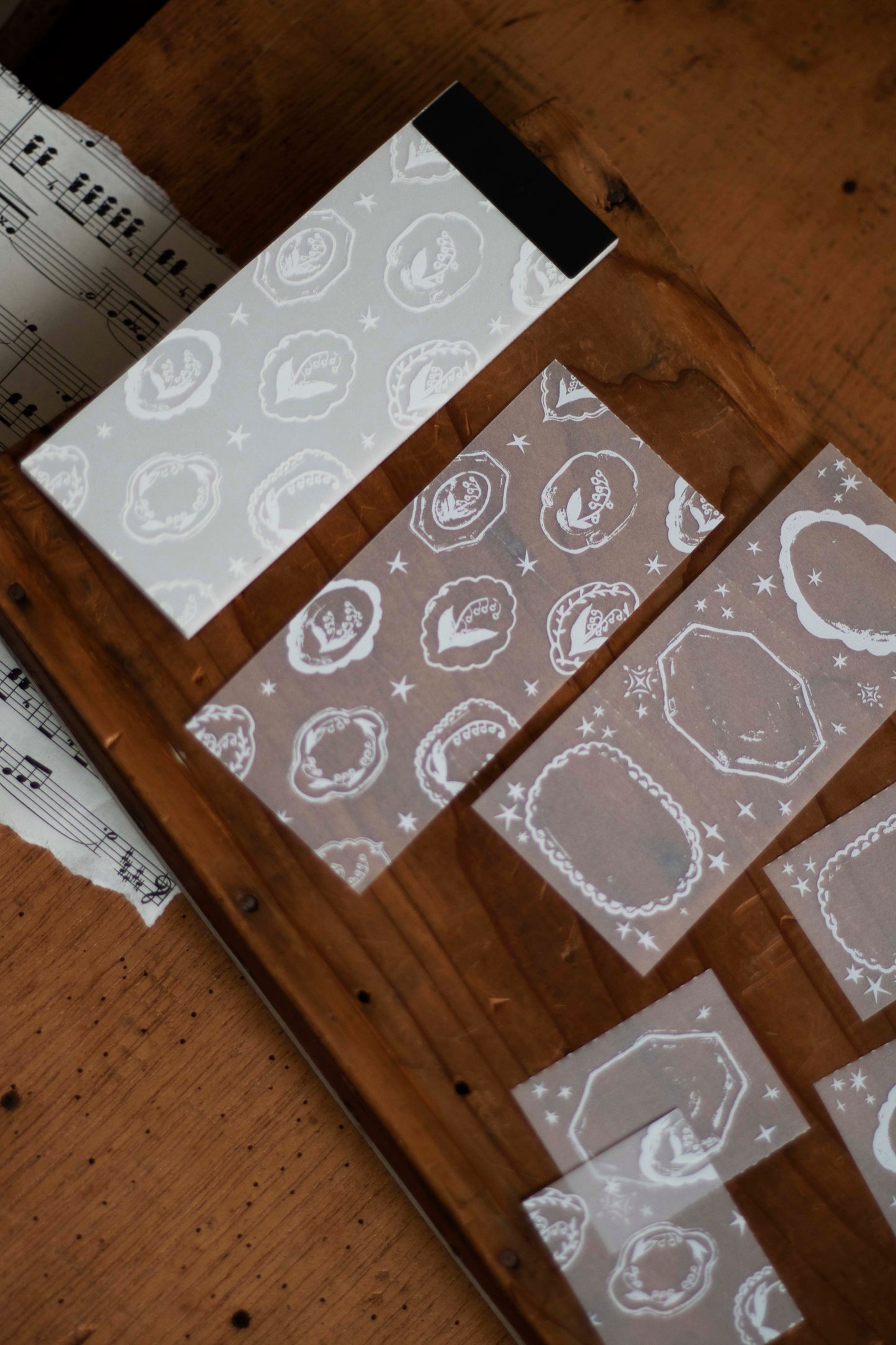 Loidesign Tracing Paper Memo Book - Lily of the Valley - Flower Tray