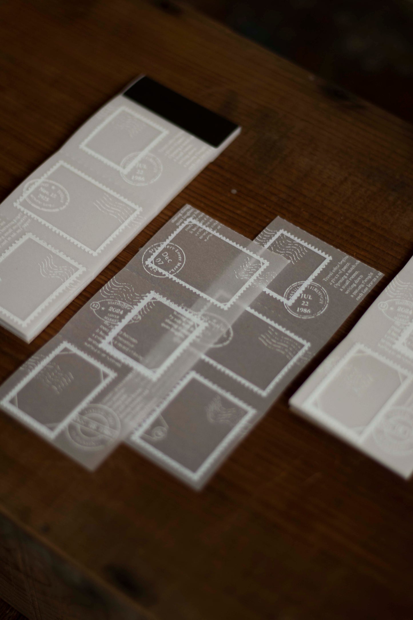Loidesign Tracing Paper Memo Book - Postage Stamp Collection