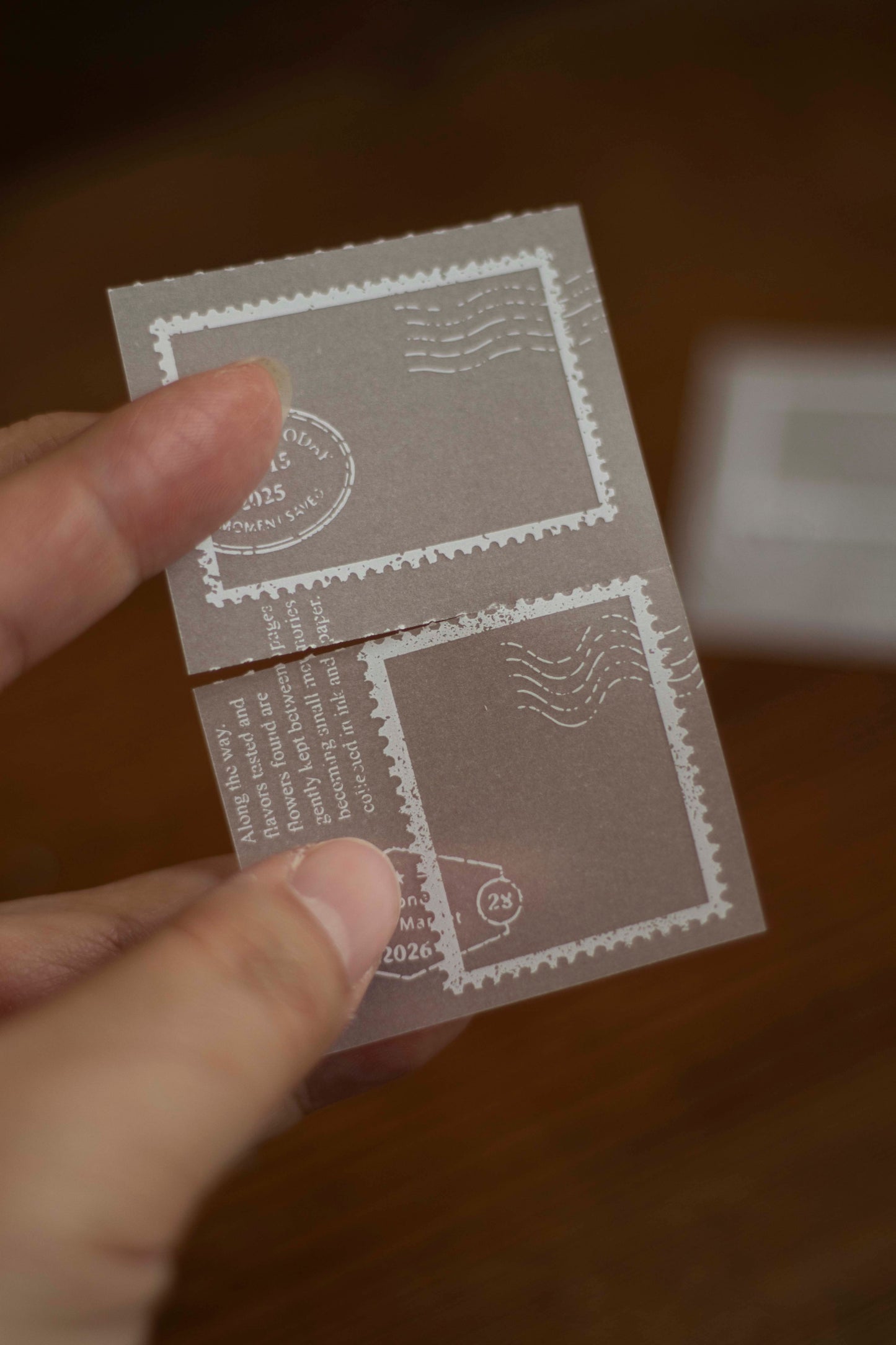 Loidesign Tracing Paper Memo Book - Postage Stamp Collection