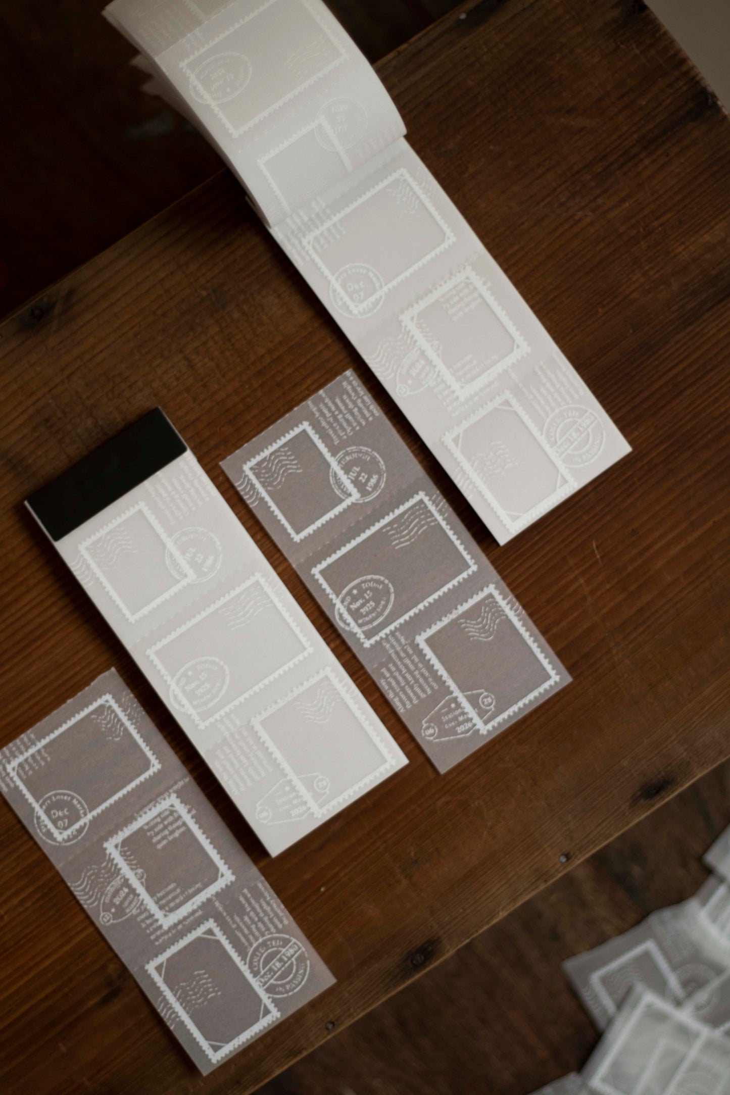 Loidesign Tracing Paper Memo Book - Postage Stamp Collection