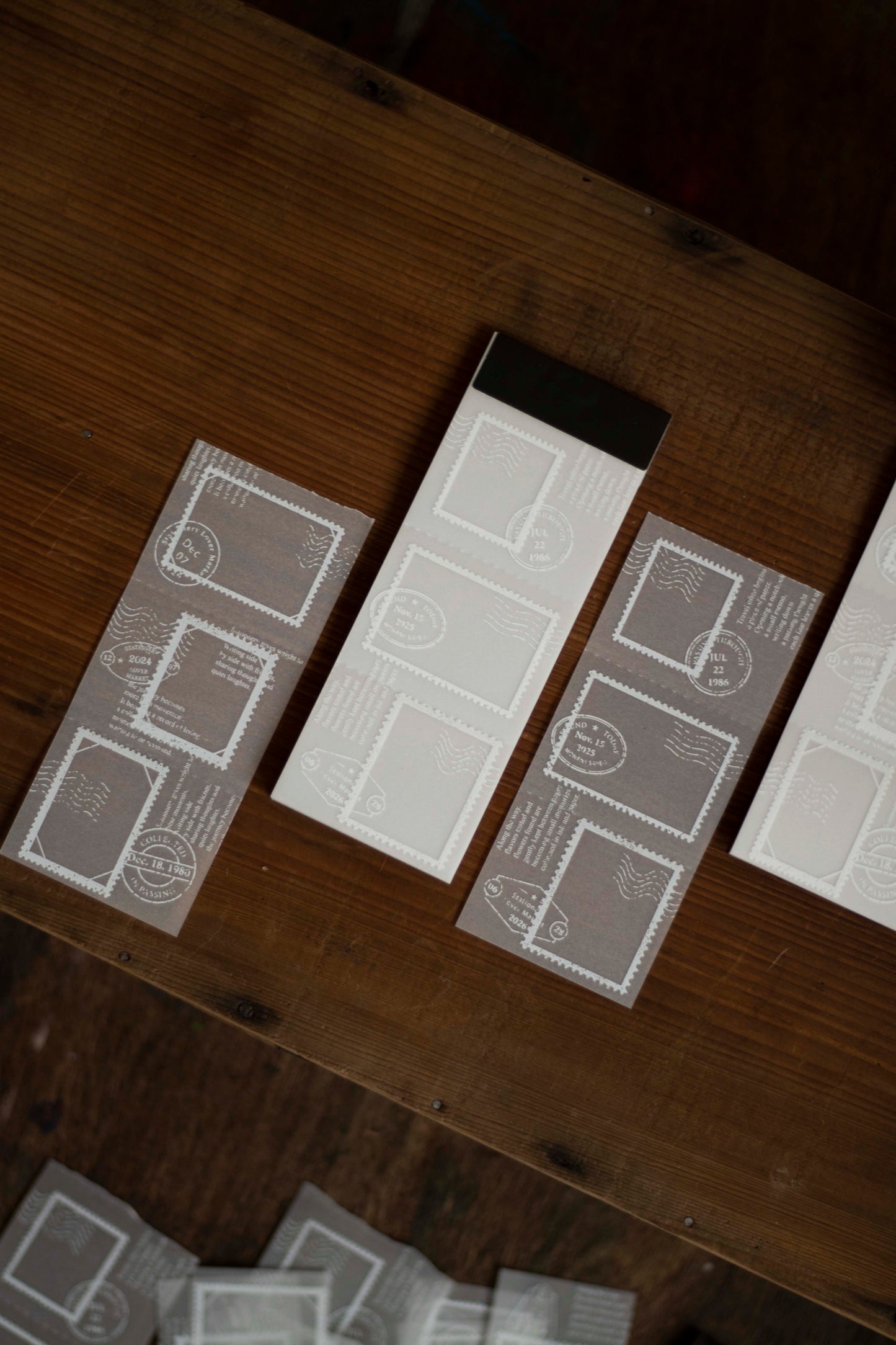 Loidesign Tracing Paper Memo Book - Postage Stamp Collection